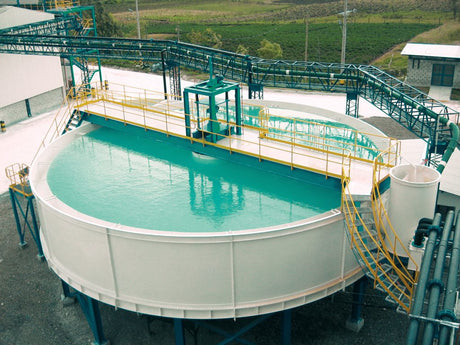 Industrial water clarification process 