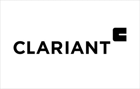 Clariant company logo black on white background – global manufacturer of specialty chemicals and adsorbents