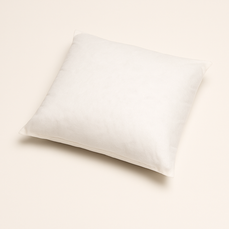 Oil-Only absorbent pillow, 18 by 18 inches, white polypropylene for oil and petroleum spill control.