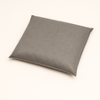 Universal absorbent pillow, 18 by 18 inches, gray polypropylene for oil, coolant and water spill control.