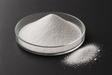 Evonik CHROMATOCEL S-200 high-purity silica gel chromatography media in a laboratory sample dish.