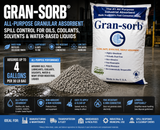 Gran-Sorb cellulose granular absorbent for oil, coolant, solvent and industrial spill cleanup