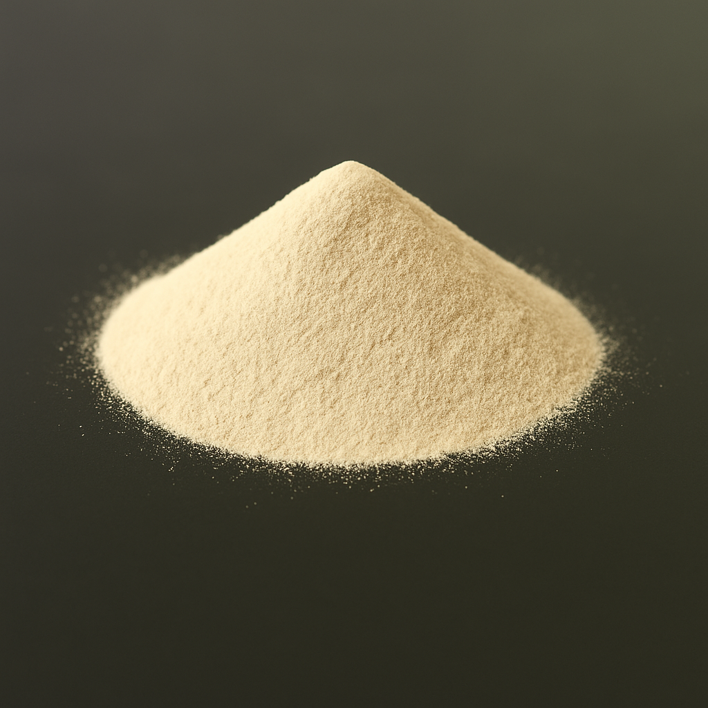 Pile of molecular sieve on a black background