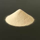 Pile of molecular sieve on a black background