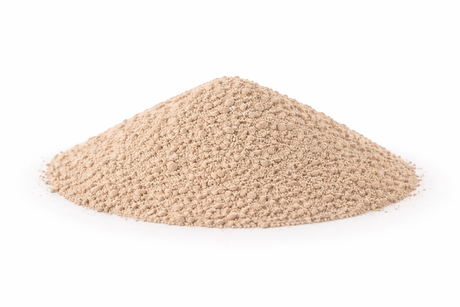 Light tan bleaching earth (Oil-Dri Pure-Flo Supreme 55) in a clean mound on a white background.
