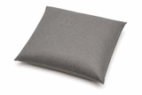 Gray universal absorbent pillow 18 x 18 inches for oil, coolant, water and industrial spill control