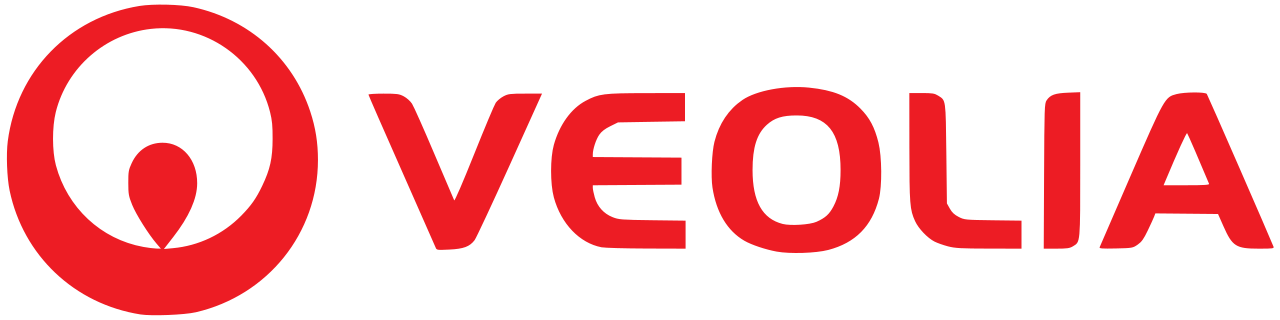 Veolia logo with red text on a white background
